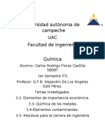 La Química Es La Ciencia Que Estudia La Composición de Los Elementos