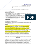 Efectos Del Ruido y Las Vibraciones en Operadores de Equipos Pesados