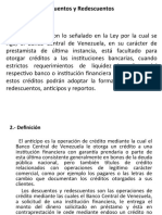 Ejercicio 1 y 2 de Anticipos, Descuento y Redescuento