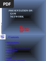 Presentation On GSM Network: BY:-Arun Bera