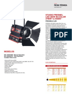 Ficha Tecnica - STUDIO FRESNEL LED 200W BI-COLOR 2700Kº To 6500K° PDF