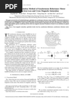 Inductance Calculation Method of Synchronous Reluctance Motor