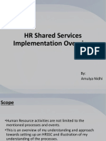 HR Shared Services and Dashboard PDF