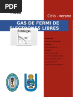 Gas de Fermi de Electrones Libres