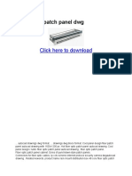 Fiber Optic Patch Panel DWG