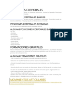 Posiciones Corporales