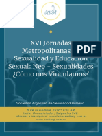 Programa Científico Preliminar - Jornadas Metropolitanas SASH