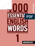 4000 Essential English Words 2e 1 (2nd Edition) Answer Key