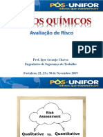 Apresentação Agentes Químicos - Parte 3 - Avaliação de Risco - Qualitativa e Quantitativa PDF