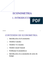 Introduccion A La Econometria