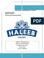 Haleeb Milk Marketing Report