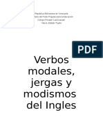 Verbos Modales, Jergas y Modismos Del Ingles