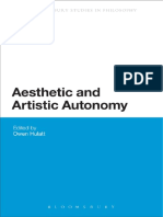 Owen Hulatt Aesthetic and Artistic Autonomy PDF