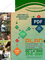 Plan Territorial de Desarrollo Integral La Paz 2016 - 2020