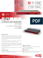 CET Power - Y-ONE 230vac Datasheet v1.2