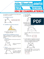 Clasificación de Cuadriláteros para Tercer Grado de Secundaria PDF