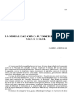 G. Amengual - La Moralidad Como Autodeterminación Según Hegel PDF