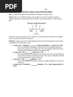 Estimation of Amino Acids by Ninhydrin Method