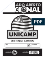 Simulado Aberto Nacional - UNICAMP