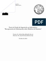 Recuperación de Información Sobre Modelos de Dominio (Tesis de Grado)