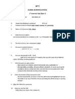 1st Internal Key Answers