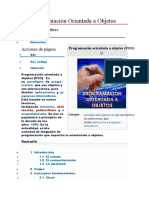 Programación Orientada A Objetos