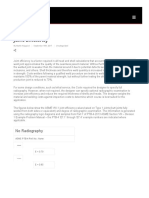 Pveng - Joint Efficiency - For Pressure Vessel