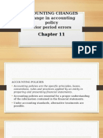 CHAPTER 11 - Changes in Accounting Policy, Prior Period Errors