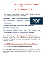 Modulo 9.1-1.1 - O Fim Do Sist Int Guerra Fria e A Persistência Da Dicotomia Norte-Sul - Colapso Do Bloco Soviético