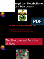 Struktur, Fungsi Dan Metabolisme Eritrosit Dan Lekosit