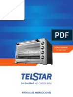 Manual Horno Tostador Tht100910de