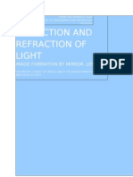 Study of Reflection and Refraction of Light