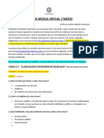 Aula Virtual Musica 1° Medio Tarea 1 y 2