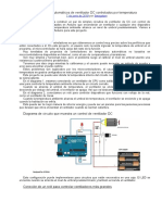 2 Circuitos Automáticos de Ventilador DC Controlados Por Temperatura