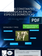 Constantes Fisiologicas Veterinaria