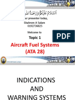 AIRCRAFT FUEL SYSTEM-Indication and Warning Systems