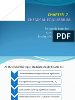 Chapter7 - CHEMICAL EQUILIBRIUM