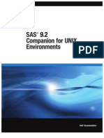 SAS 9.2 Companion For UNIX Environments