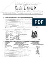 Present Simple and Continuous Test