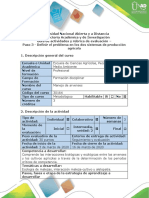 Guía de Actividades y Rúbrica de Evaluación - Paso 3 - Definir El Problema en Los Dos Sistemas de Producción Agrícola