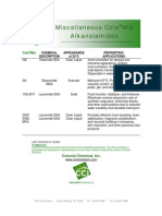 Miscellaneous ColaMid Alkanolamides