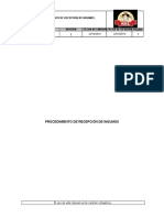 Procedimiento de Recepción de Insumos 2