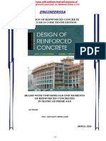 Beams With Uniform Load and End Moments of Reinforced Concrete in Mathcad Prime 6.0.0 PDF