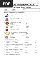 PAT Bahasa Inggris Kelas 3 Semester Genap 2018-2019