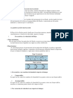 Clasificacion de Flujos de Fluidos