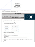 HOJA DE TRABAJO PERIODO UNO 2020 - Septimo Grado Primer Periodo PDF