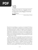 Aspecto Éticos y Legales de La Evaluación Psicológica Forense en México.