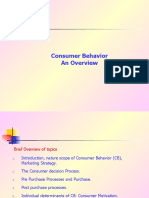 Consumer Behavior An Overview