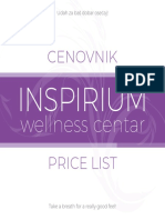 Cenovnik Inspirium Jesen 2018