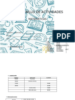 Cuadernillo de Actividades para 5to Grado